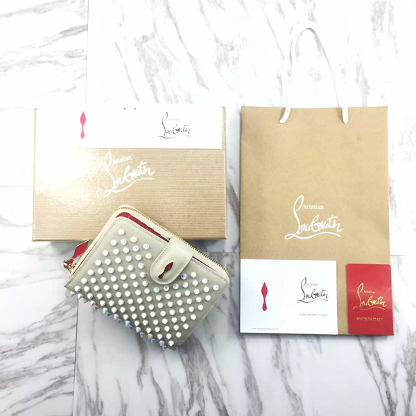 2016SS☆クリスチャン ルブタン コピー Christian Louboutin☆Panettone Zipped Vertical Compact Wallet 1165079R095